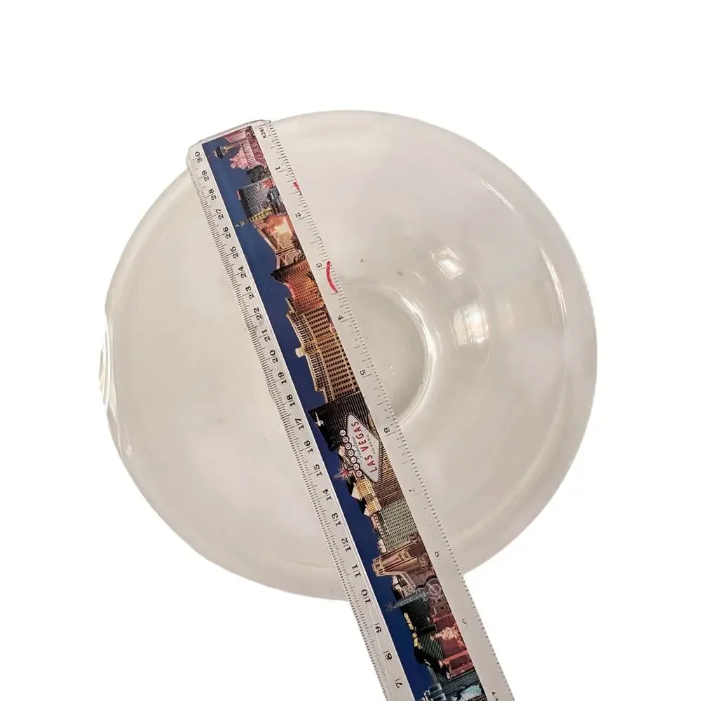Vintage PYREX Clear Glass Mixing Bowls 321 322 323 Nesting Set of 3 USA